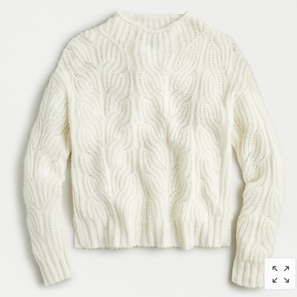 J. Crew Sweaters - Authentic J.Crew Pointelle Cable Sweater